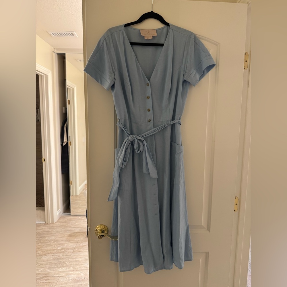 Gal Meets Glam Button Up Dress